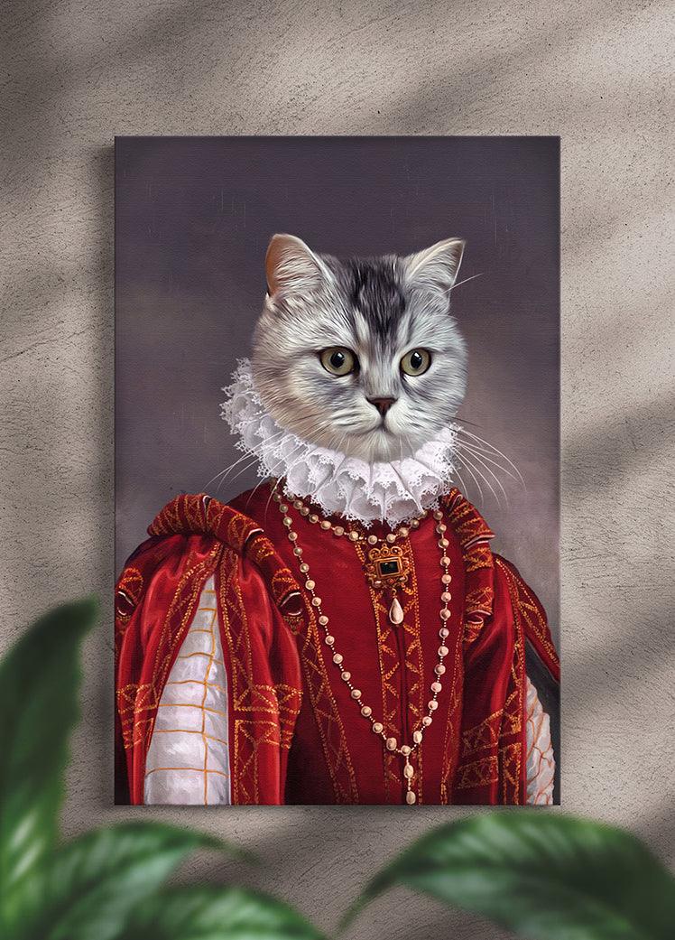 The Queen of Roses - Custom Pet Canvas - NextGenPaws Pet Portraits