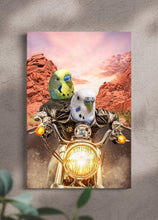 Load image into Gallery viewer, Harley Pawson - Custom Sibling Pet Portrait - NextGenPaws Pet Portraits