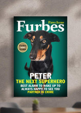 Load image into Gallery viewer, Furbes Magazine Cover - Custom Pet Portrait - NextGenPaws Pet Portraits