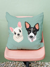 Load image into Gallery viewer, Cartoon Style Sibling - Custom Pet Pillow - NextGenPaws Pet Portraits