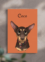 Load image into Gallery viewer, Cartoon Style - Custom Pet Canvas - NextGenPaws Pet Portraits