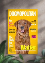 Load image into Gallery viewer, Dog/Catsmopolitan Magazine Cover - Custom Pet Portrait - NextGenPaws Pet Portraits