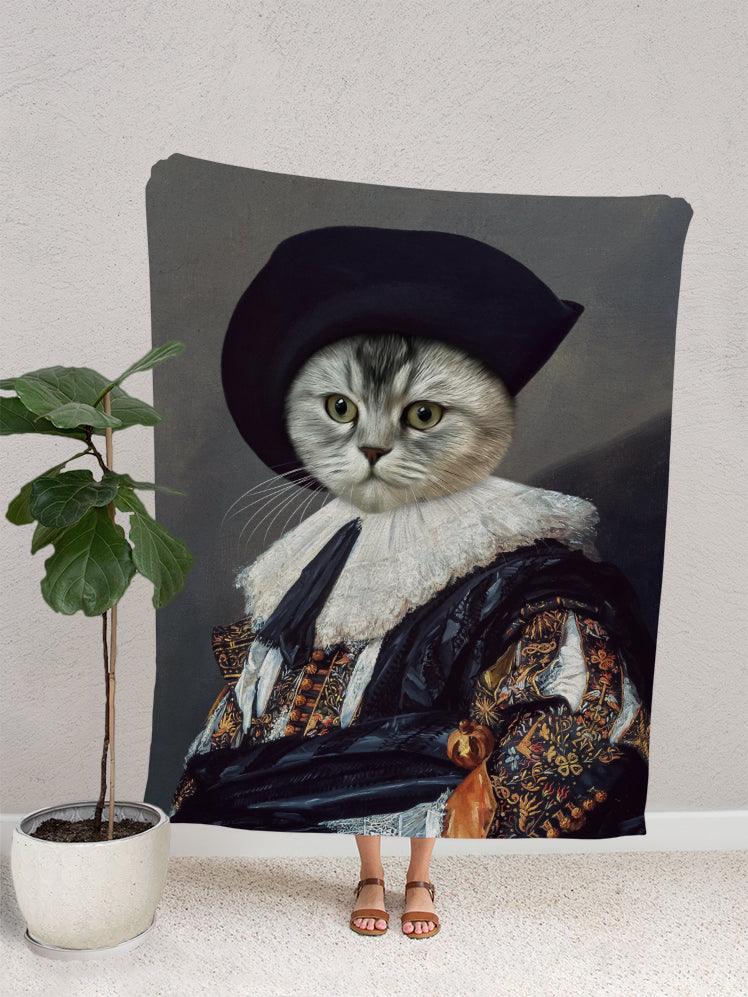 The Cavalier - Custom Pet Blanket - NextGenPaws Pet Portraits