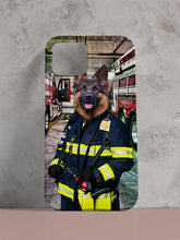 Load image into Gallery viewer, The Chief Firefighter - Custom Pet Phone Cases - NextGenPaws Pet Portraits