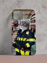 Load image into Gallery viewer, The Chief Firefighter - Custom Pet Phone Cases - NextGenPaws Pet Portraits