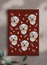 Load image into Gallery viewer, Christmas Cookie Red - Custom Pet Canvas - NextGenPaws Pet Portraits