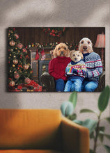 Load image into Gallery viewer, Christmas Family - Custom Pet Canvas - NextGenPaws Pet Portraits