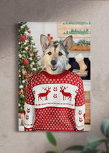 Load image into Gallery viewer, Christmas Solo - Custom Pet Canvas - NextGenPaws Pet Portraits
