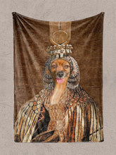 Load image into Gallery viewer, Cleopawtra - Custom Pet Blanket - NextGenPaws Pet Portraits