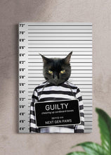 Load image into Gallery viewer, The Convict - Custom Pet Portrait - NextGenPaws Pet Portraits