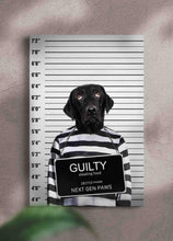 Load image into Gallery viewer, The Convict - Custom Pet Portrait - NextGenPaws Pet Portraits