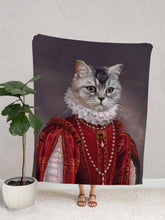 Load image into Gallery viewer, The Queen of Roses - Custom Pet Blanket - NextGenPaws Pet Portraits