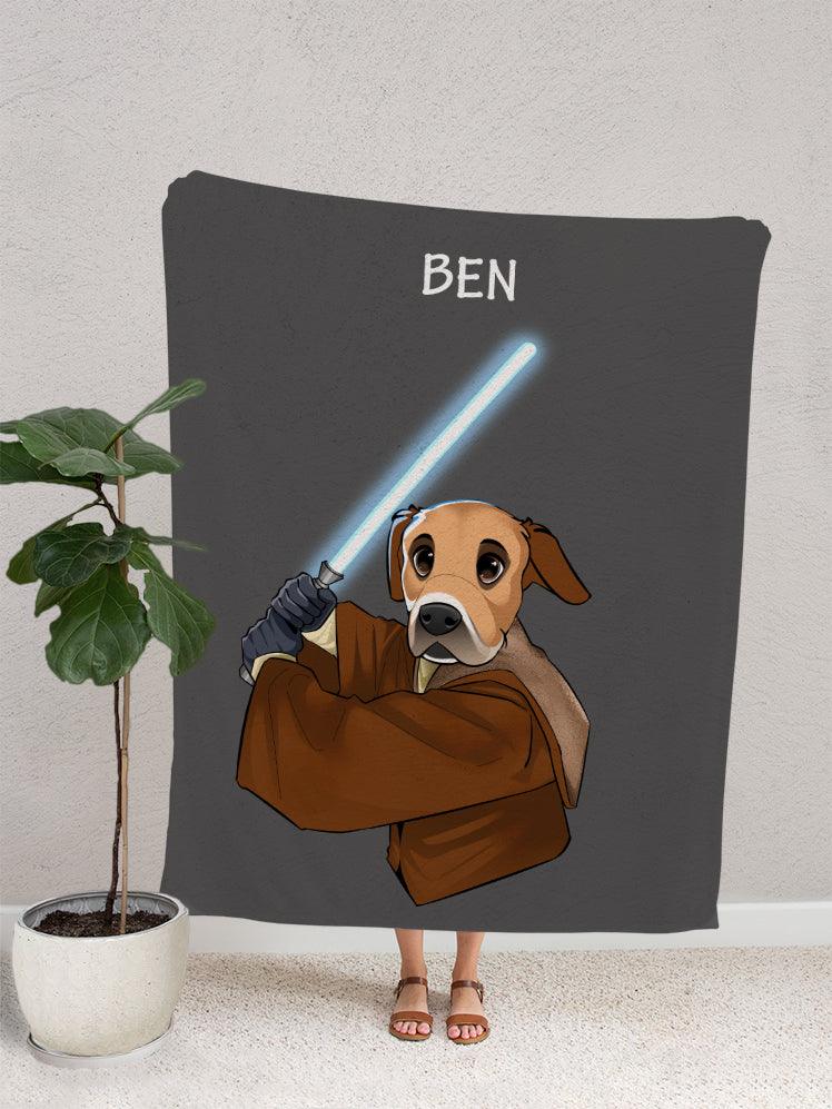 Cartoon Obipaw - Custom Pet Blanket - NextGenPaws Pet Portraits