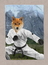 Load image into Gallery viewer, Karate Paw - Custom Pet Blanket - NextGenPaws Pet Portraits