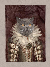 Load image into Gallery viewer, The Golden Queen - Custom Pet Blanket - NextGenPaws Pet Portraits