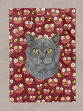 Load image into Gallery viewer, Funky Designs | Bacon & Egg - Custom Pet Blankets - NextGenPaws Pet Portraits