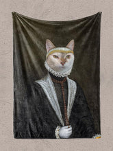 Load image into Gallery viewer, The Austrian Queen of Spain Anne- Custom Pet Blanket - NextGenPaws Pet Portraits