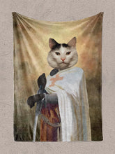 Load image into Gallery viewer, The Priest - Custom Pet Blanket - NextGenPaws Pet Portraits