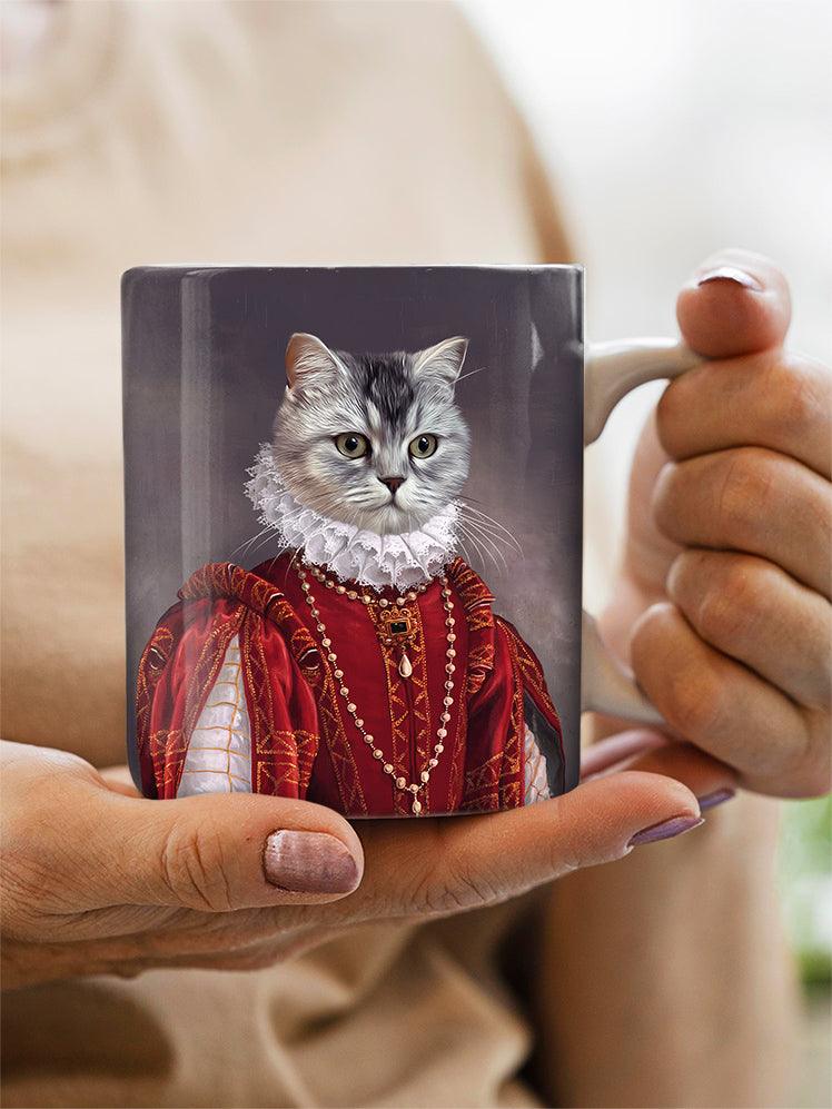The Queen of Roses - Custom Pet Mug - NextGenPaws Pet Portraits