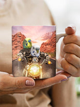 Load image into Gallery viewer, Harley Pawson - Custom Sibling Pet Mug - NextGenPaws Pet Portraits