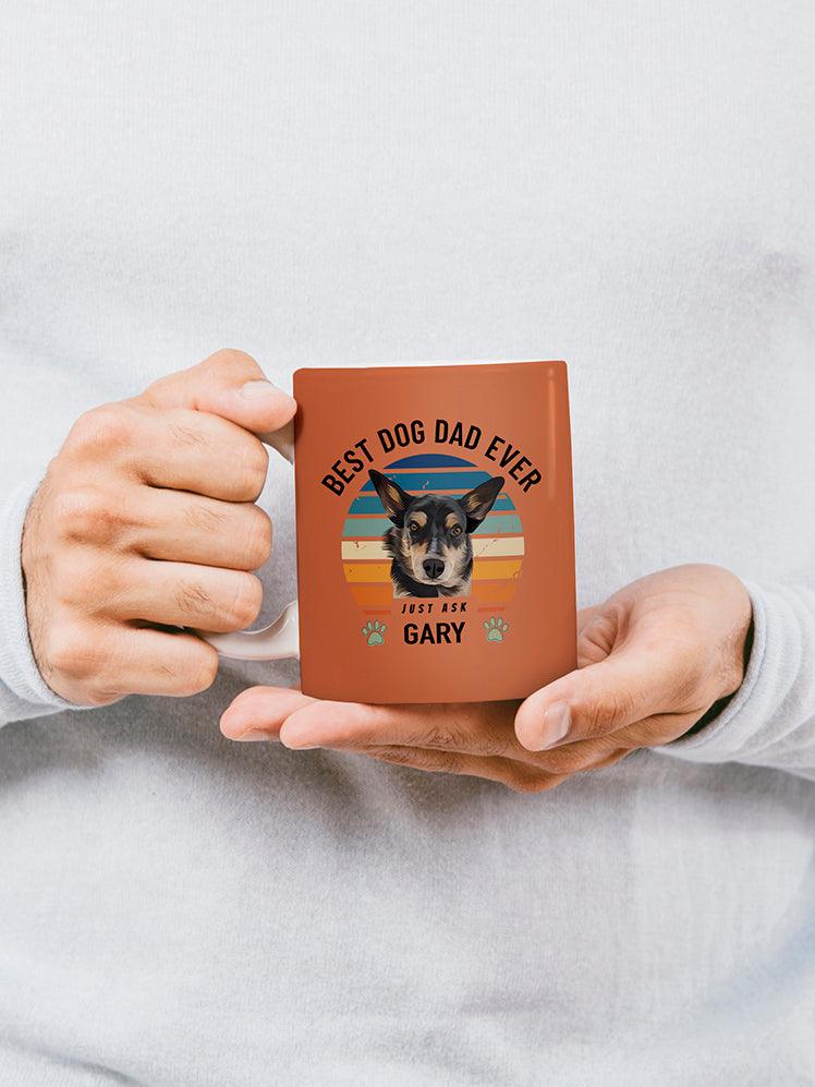 Best Dog/Cat Dad Ever - Custom Pet Mug - NextGenPaws Pet Portraits