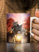 Load image into Gallery viewer, Harley Pawson - Custom Sibling Pet Mug - NextGenPaws Pet Portraits