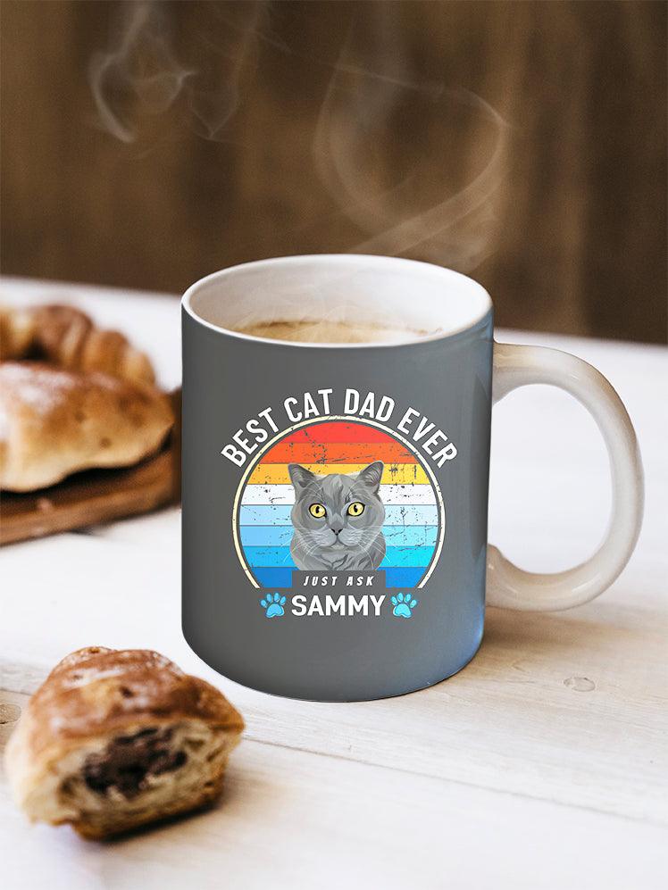 Best Dog/Cat Dad Ever - Custom Pet Mug - NextGenPaws Pet Portraits