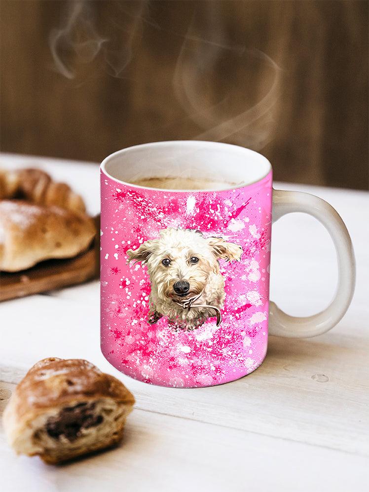 Splash Oil Painting - Custom Pet Mug - NextGenPaws Pet Portraits