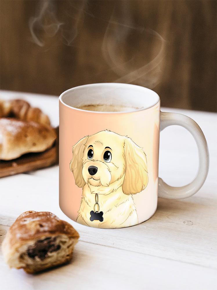 Cartoon Style - Custom Pet Mug - NextGenPaws Pet Portraits