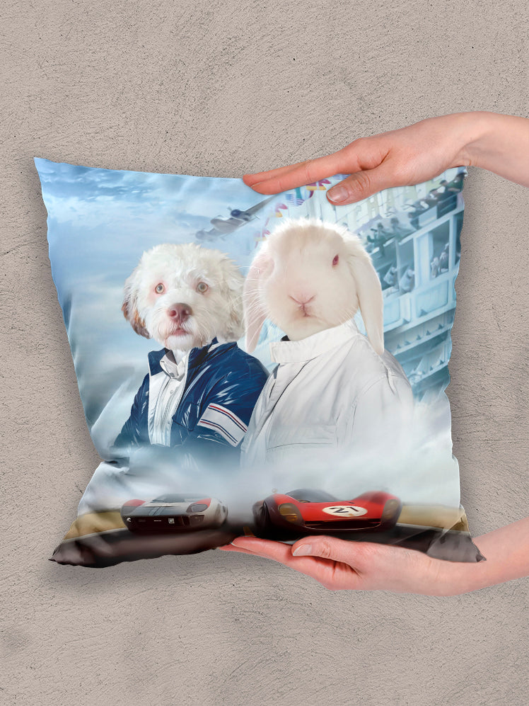 Ferrari VS Ford - Custom Sibling Pet Pillow