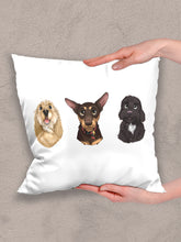 Load image into Gallery viewer, Cartoon Style Sibling - Custom Pet Pillow