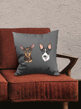 Load image into Gallery viewer, Cartoon Style Sibling - Custom Pet Pillow