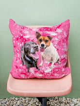 Load image into Gallery viewer, Splash Oil Painting Sibling - Custom Pet Pillow - NextGenPaws Pet Portraits