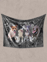 Load image into Gallery viewer, Splash Oil Painting Sibling - Custom Pet Blanket - NextGenPaws Pet Portraits