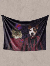 Load image into Gallery viewer, The Steampunk Couple - Custom Sibling Pet Blanket - NextGenPaws Pet Portraits