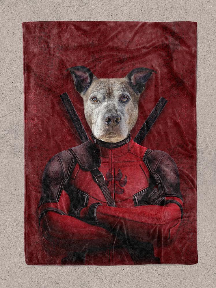 Deadpaw - Custom Pet Blanket - NextGenPaws Pet Portraits