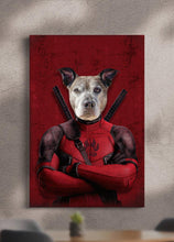 Load image into Gallery viewer, Deadpaw - Custom Pet Canvas - NextGenPaws Pet Portraits