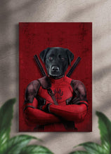 Load image into Gallery viewer, Deadpaw - Custom Pet Canvas - NextGenPaws Pet Portraits