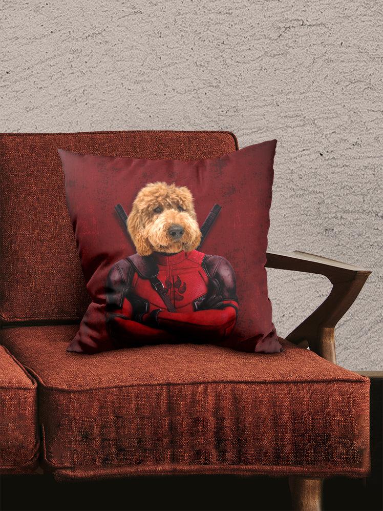 Deadpaw - Custom Pet Pillow - NextGenPaws Pet Portraits