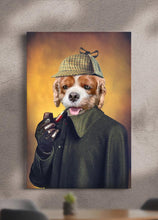 Load image into Gallery viewer, Detective Pawlock - Custom Pet Canvas - NextGenPaws Pet Portraits