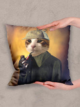 Load image into Gallery viewer, Detective Pawlock - Custom Pet Pillow - NextGenPaws Pet Portraits
