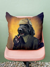 Load image into Gallery viewer, Detective Pawlock - Custom Pet Pillow - NextGenPaws Pet Portraits