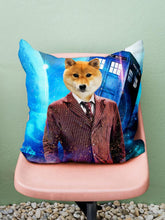 Load image into Gallery viewer, Doctor PWho - Custom Pet Pillow - NextGenPaws Pet Portraits