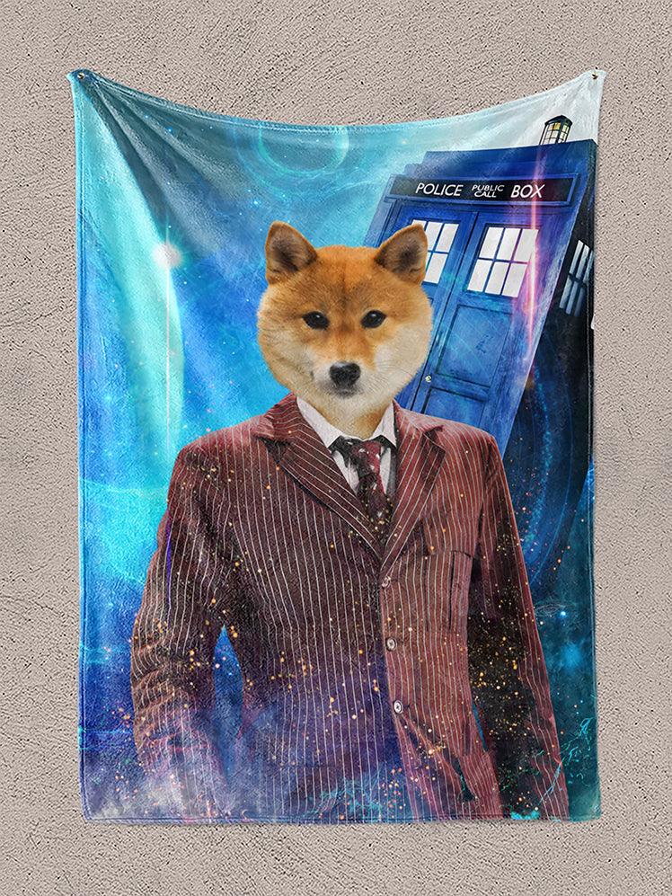 Doctor PWho - Custom Pet Blanket - NextGenPaws Pet Portraits