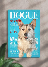Load image into Gallery viewer, Dogue Magazine Cover - Custom Pet Portrait - NextGenPaws Pet Portraits