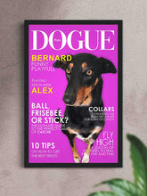 Load image into Gallery viewer, Dogue Magazine Cover - Custom Pet Poster - NextGenPaws Pet Portraits
