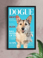 Load image into Gallery viewer, Dogue Magazine Cover - Custom Pet Poster - NextGenPaws Pet Portraits