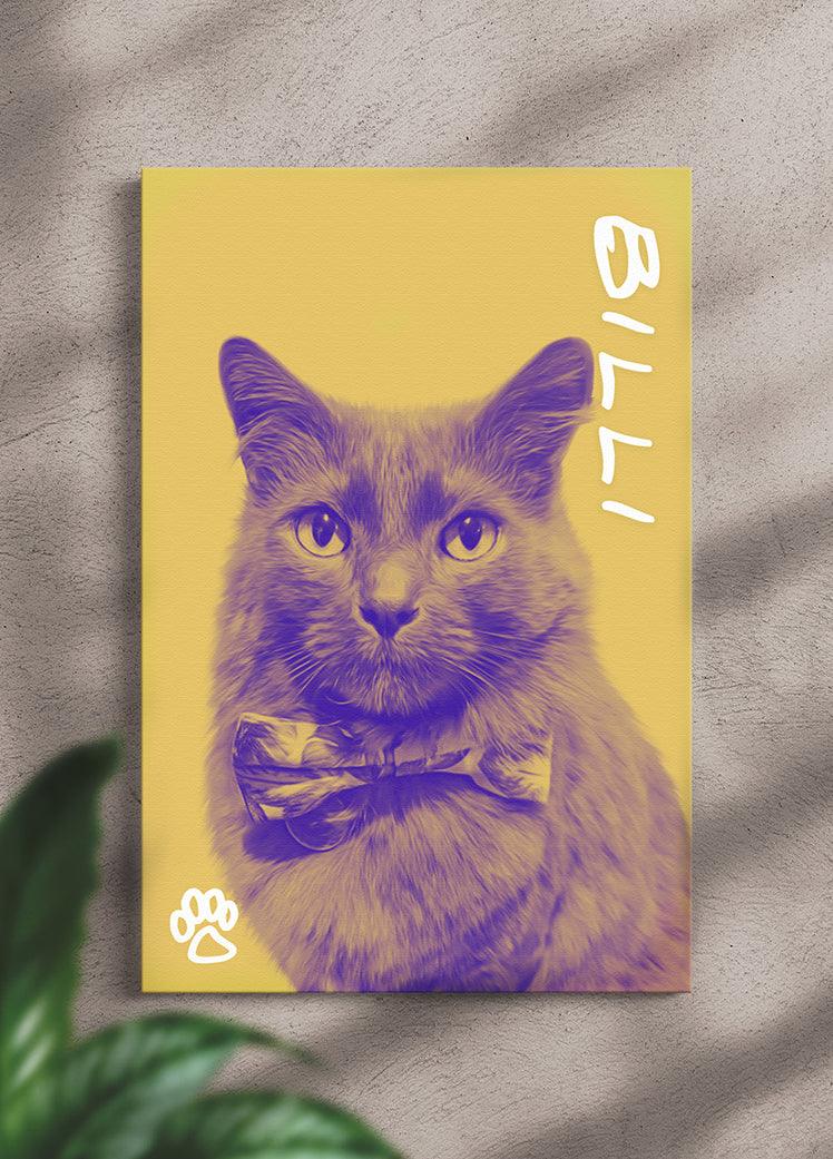 DuoTone Paws - Custom Pet Portrait - NextGenPaws Pet Portraits