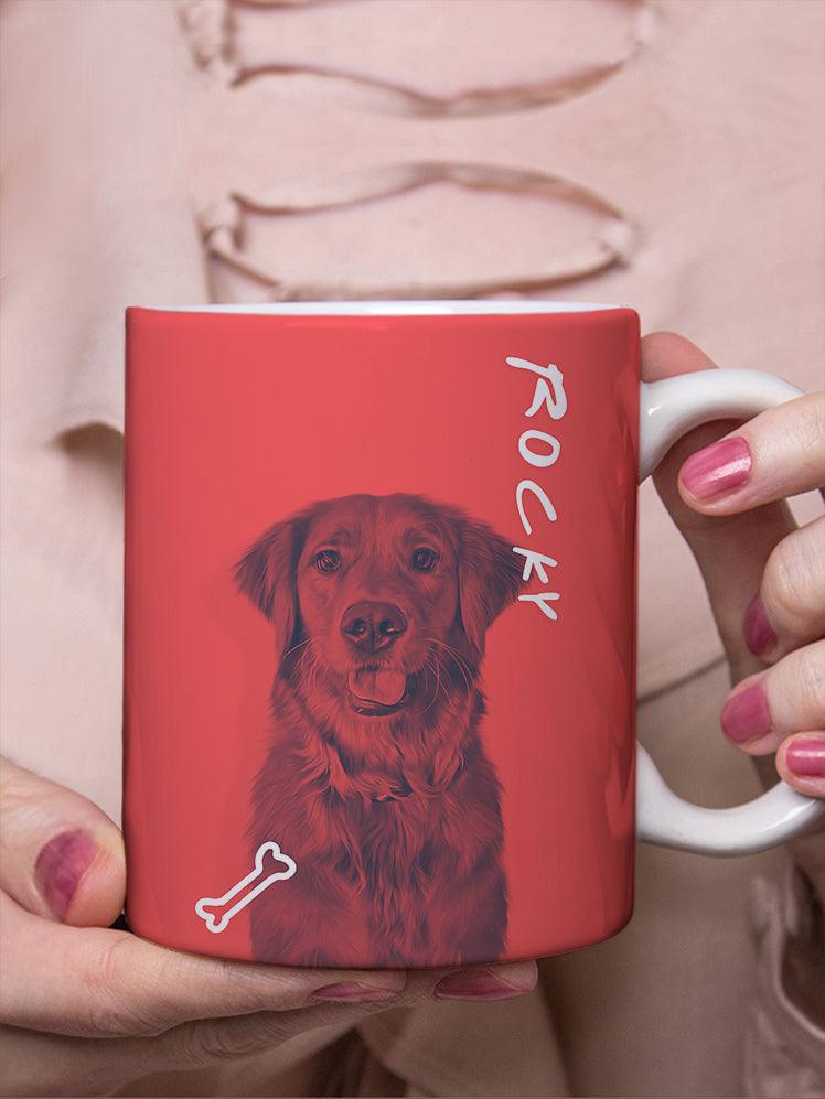 DuoTone Paws - Custom Pet Mug - NextGenPaws Pet Portraits
