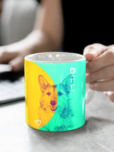 Load image into Gallery viewer, DuoTone Paws - Custom Pet Mug - NextGenPaws Pet Portraits